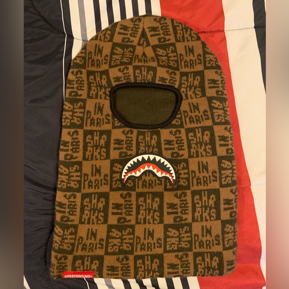 Limited Edition ski mask. “Sharks in Paris”